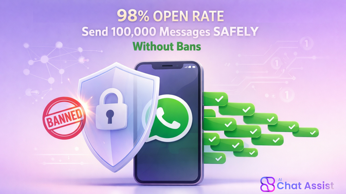 How to Send 100,000 WhatsApp Messages Safely in 2025 Without Spam or Bans